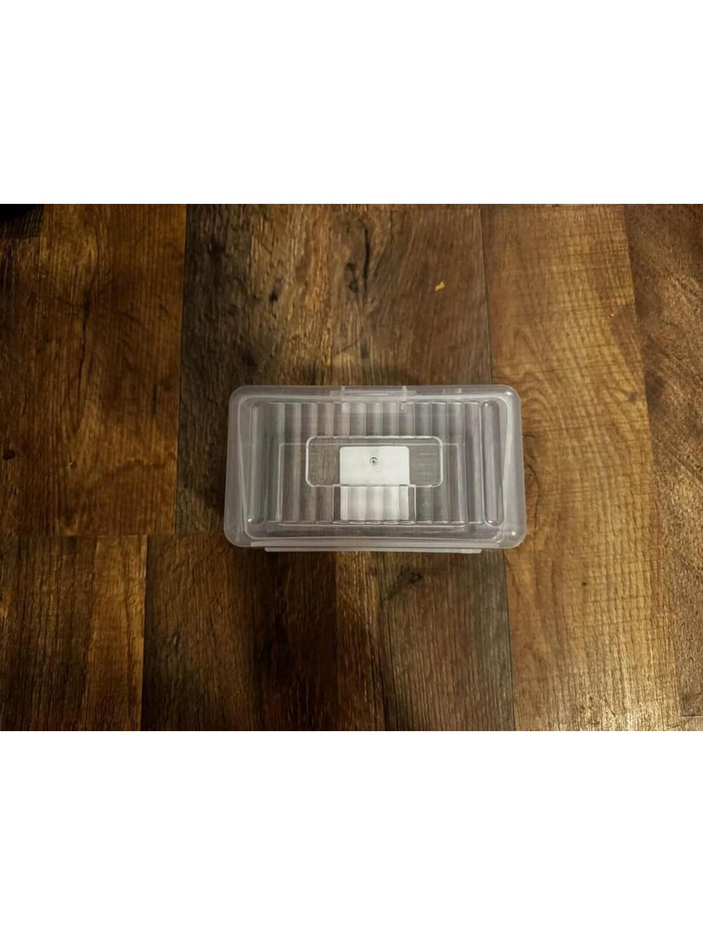 Up & Up Index Card Holder - Clear Plastic Storage Box for Index Cards